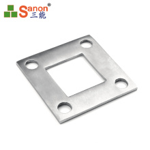 guangdong factory High Quantity SS201  304 Premium Materials Stainless Steel Handrail Post Flange